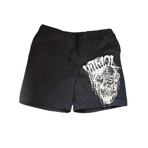 Vitriol Swim Trunks Mens M Black Swimming Board Shorts Zombie Creeper